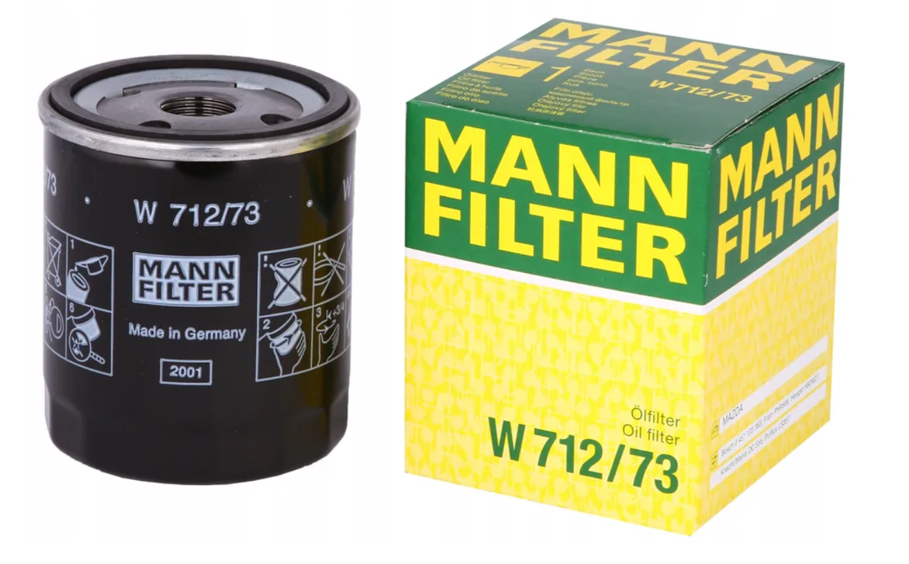 Фильтр масляный MANN-FILTER (W 712/73) в Казани купить по выгодной цене в  магазине АвтоМир